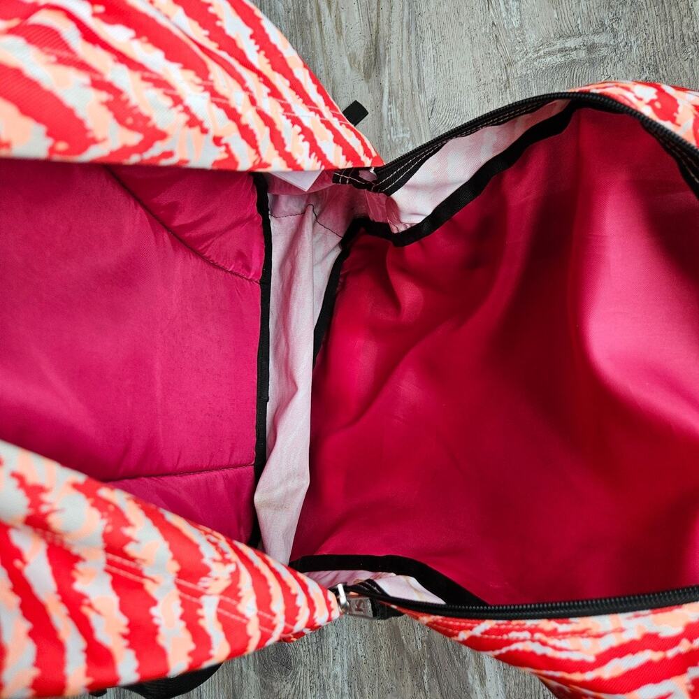 Jansport Big‎ Student Backpack Red White Zebra Print School College Travel Bag - Picture 15 of 16